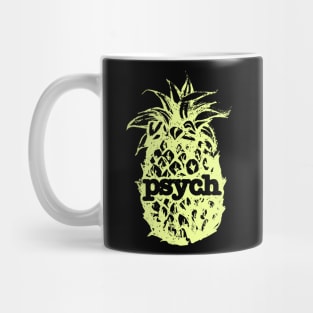 Psych Vintage Yellow Pineapple. Mug